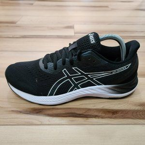 ASICS Gel-Excite 8 Running Shoes Sneakers Black/White 1012A915 Women's Size 9